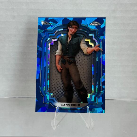 Disney Topps Chrome Sapphire 2024 Flynn Rider #140 Rapunzel Tangled - Picture 2 of 4